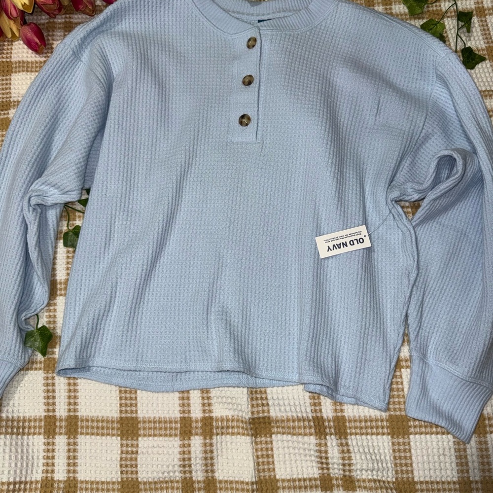 Old Navy Sky Blue Women's Crew Neck Sweater